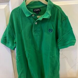 Chaps Boys Bright Green Polo with Embroidered Crest